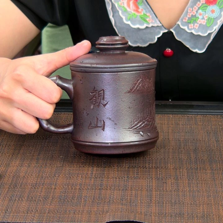 紫砂茶杯高货放漏