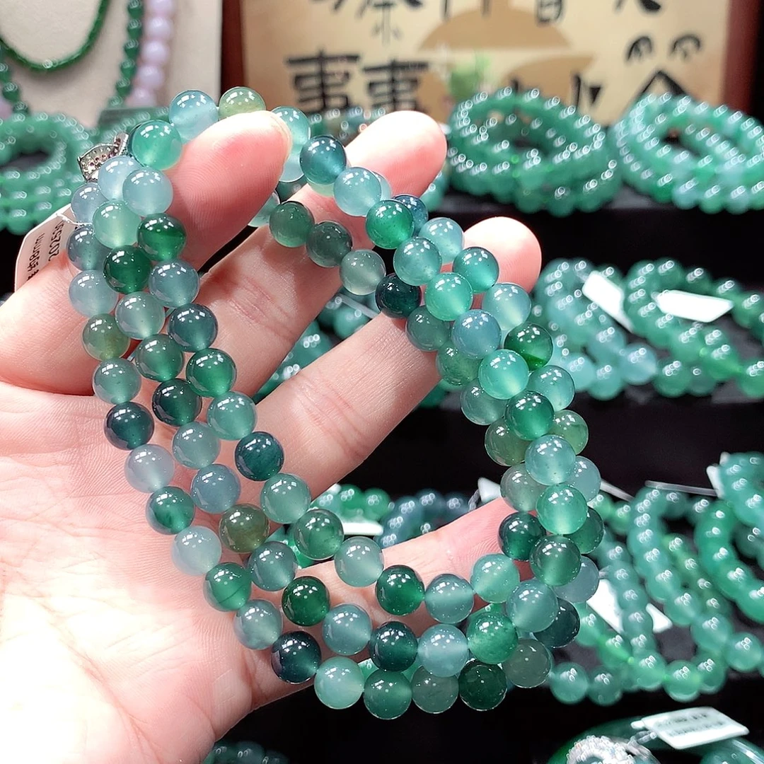 晴***1翡翠未镶嵌手链卡8