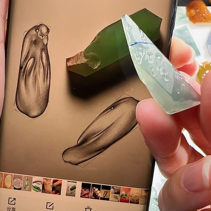 定制翡翠未镶嵌翡翠定制