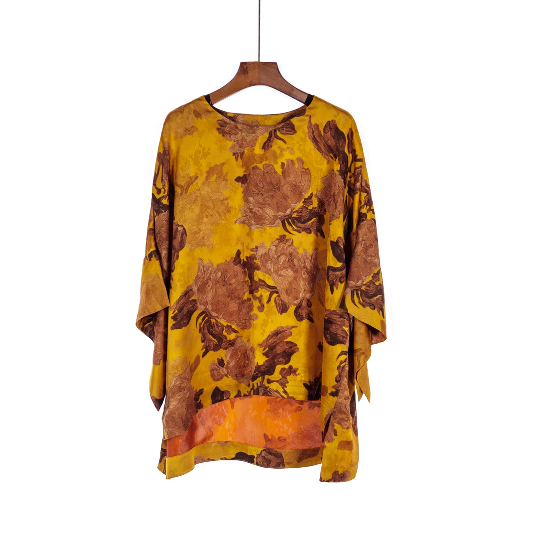 朱总原创设计L25T-2C271琥珀花踪上衣