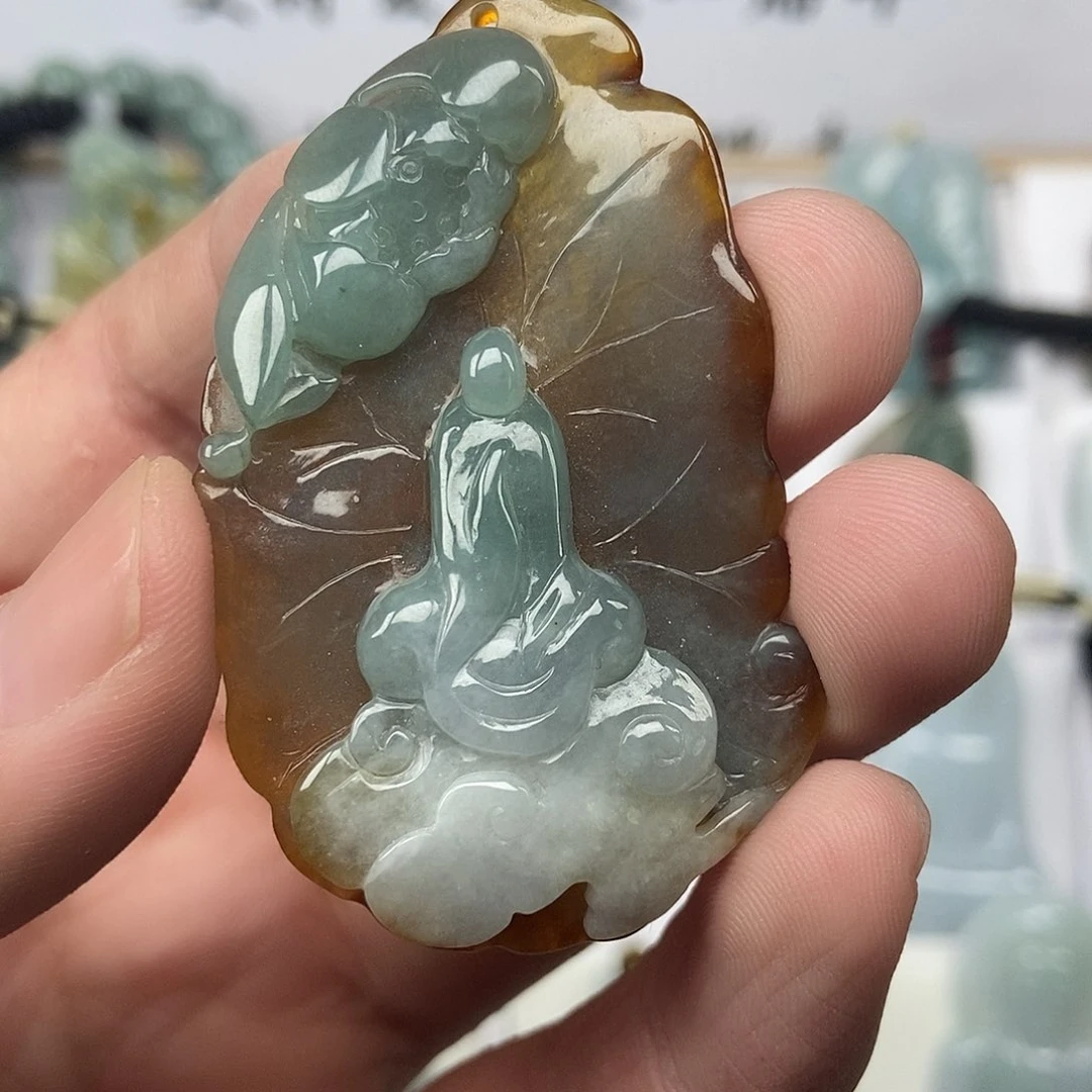 颈饰未镶嵌翡翠悟道