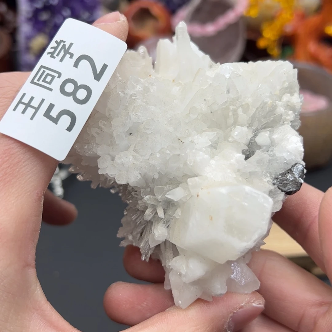 紫晶水晶摆件未镶嵌毛*?582