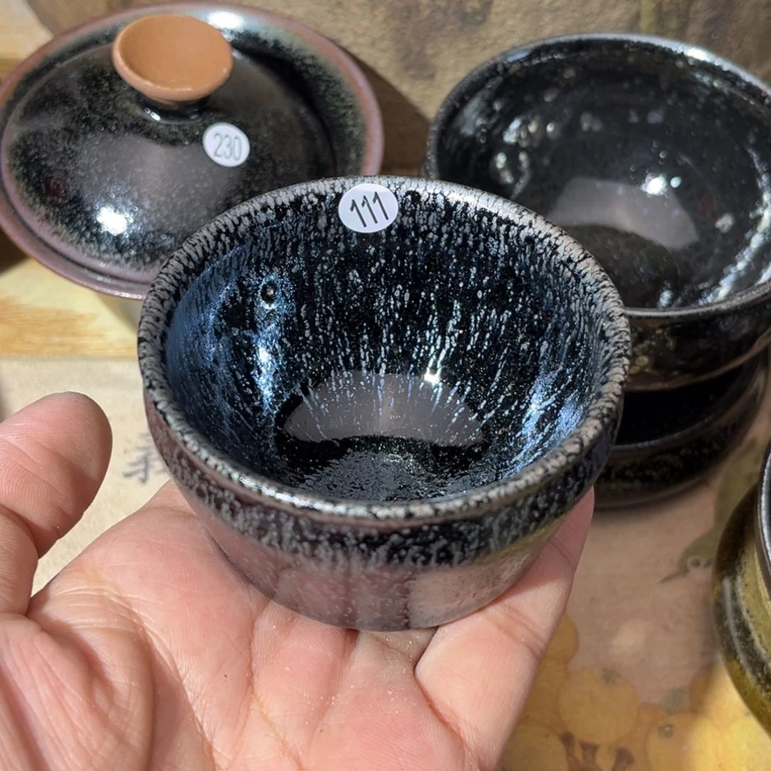 茶盏义兴龙窑坚持真柴烧微瑕