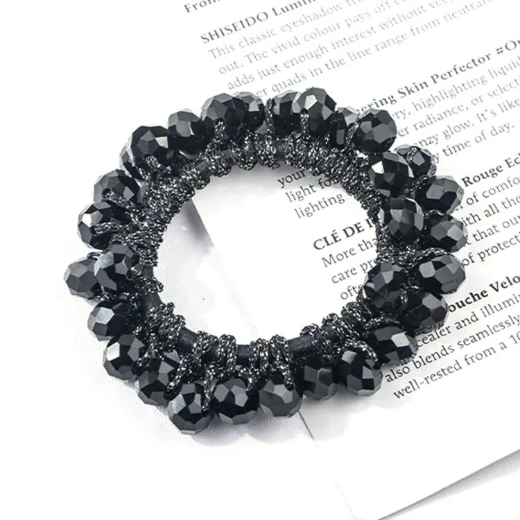 黑色韩国东大门头绳发绳手链两用百搭扎马尾发圈网红简约头饰1731