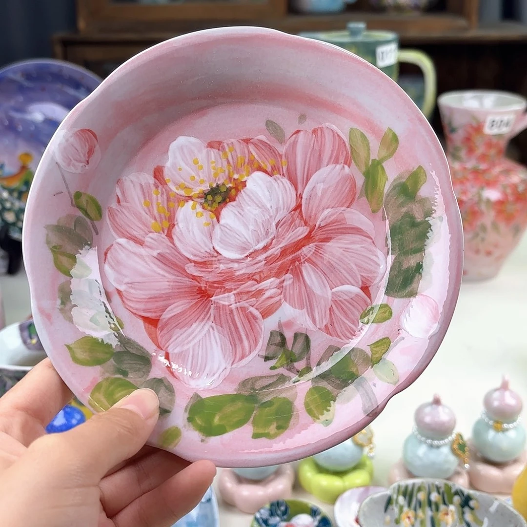 景德镇手绘高温釉下彩陶瓷茶具