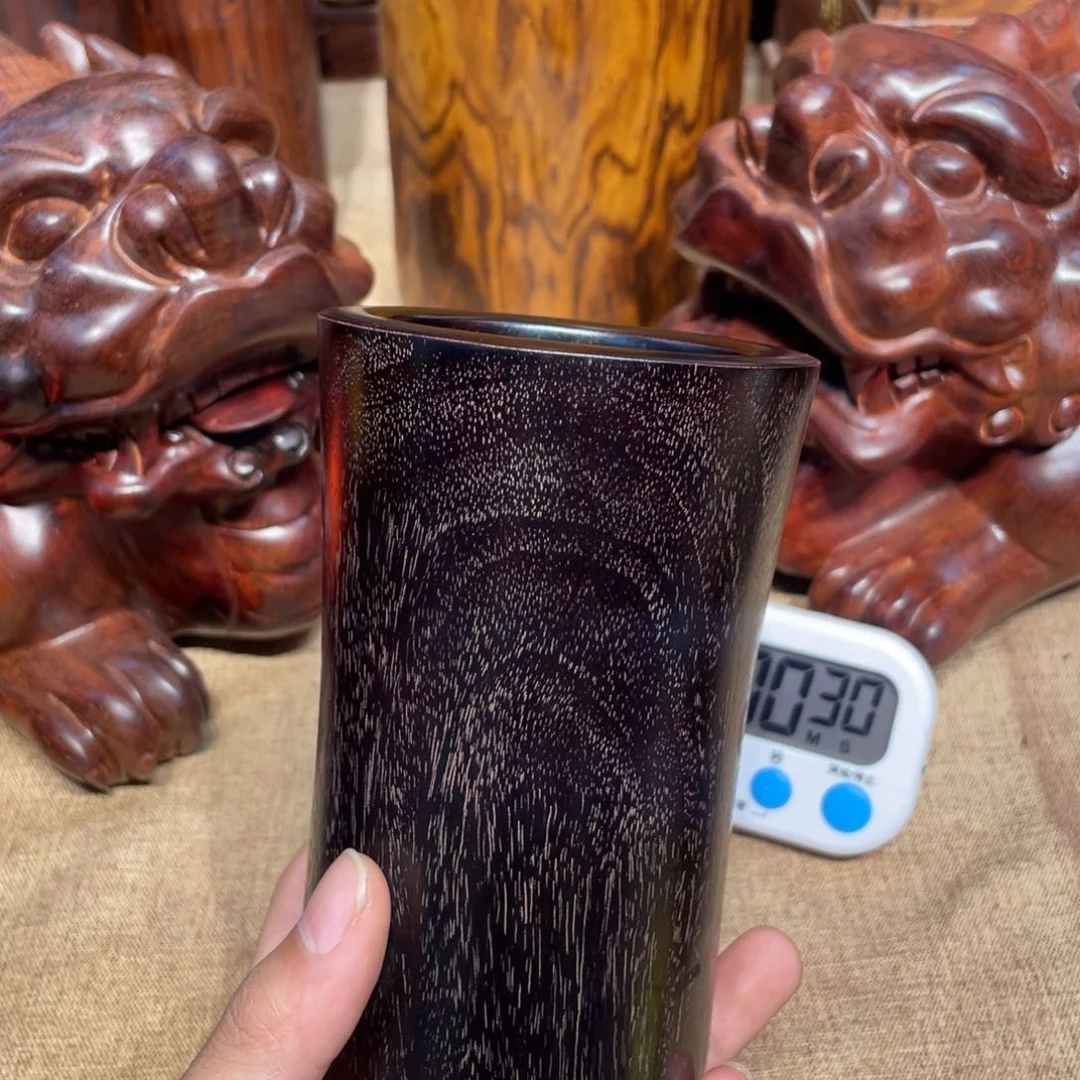 木地**秀笔筒小叶紫檀