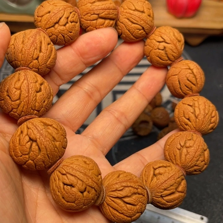桃核手串龙纹桃核1