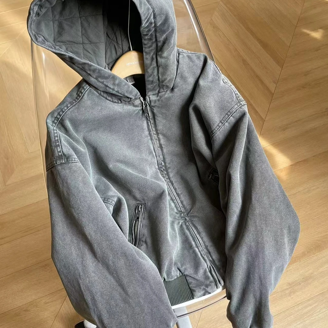 “重磅水洗” 一眼爱的匠心工艺 连帽短款小棉服 24-581