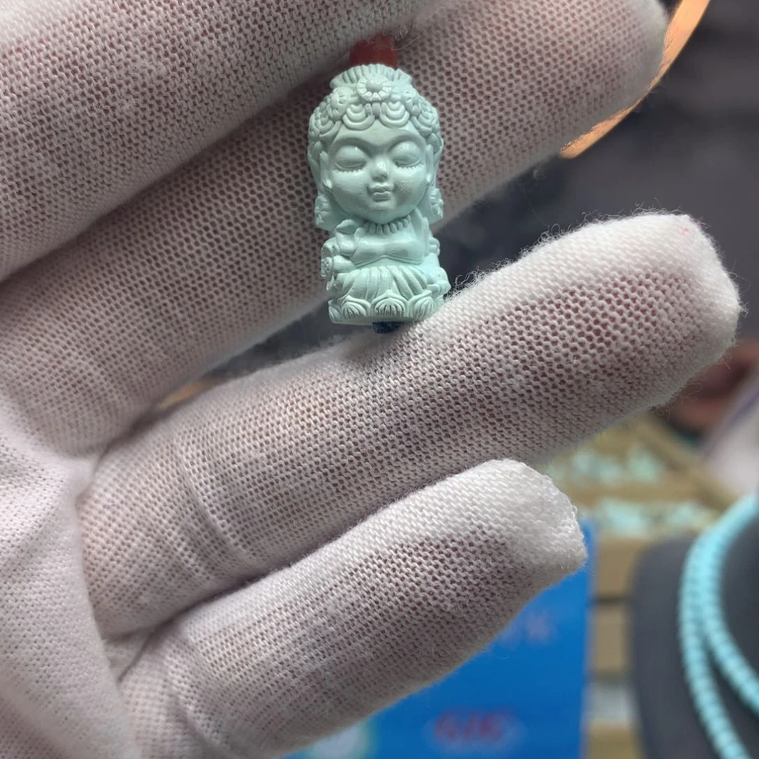 绿松石挂件未镶嵌