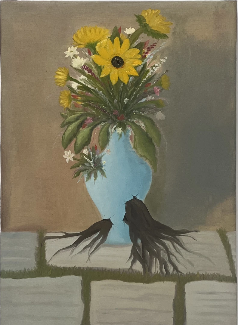 装饰绘画简约风背景墙高级感挂画油画壁画