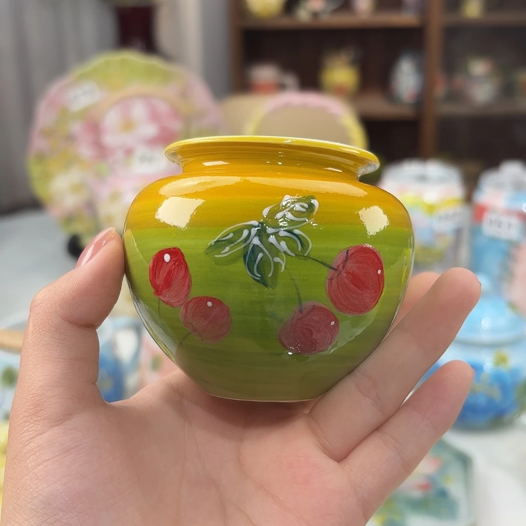 景德镇手绘高温釉下彩陶瓷茶具
