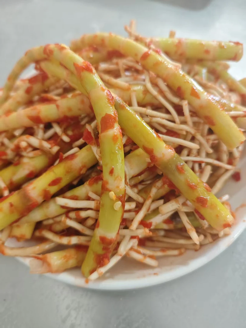 酸辣拌折耳根笋贵州酸笋黎平榕江从江锦屏农家特产酸辣椒家乡味道