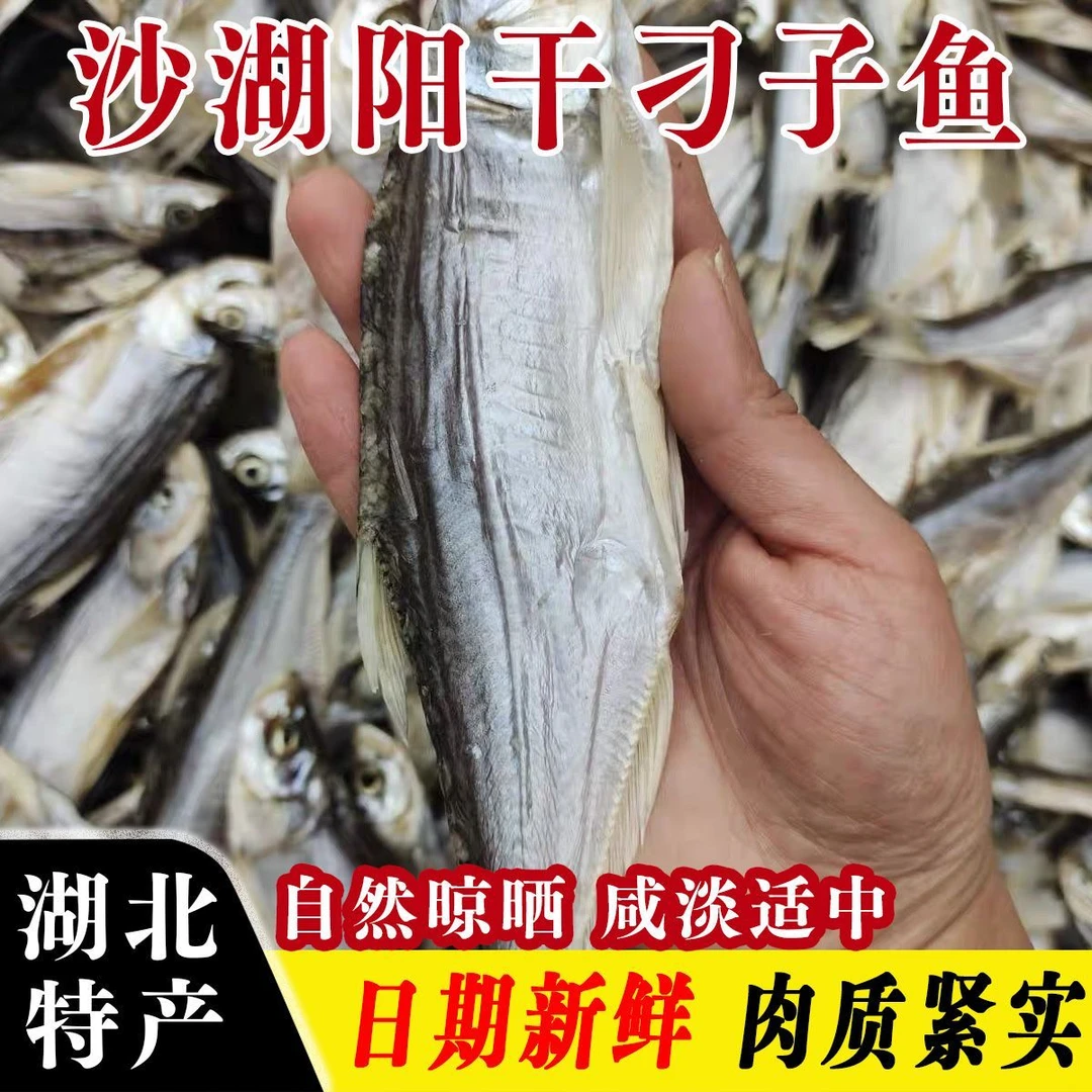 湖北沙湖特产新鲜刁子鱼农家餐条小白条鱼干货淡水小河鱼风干翘嘴