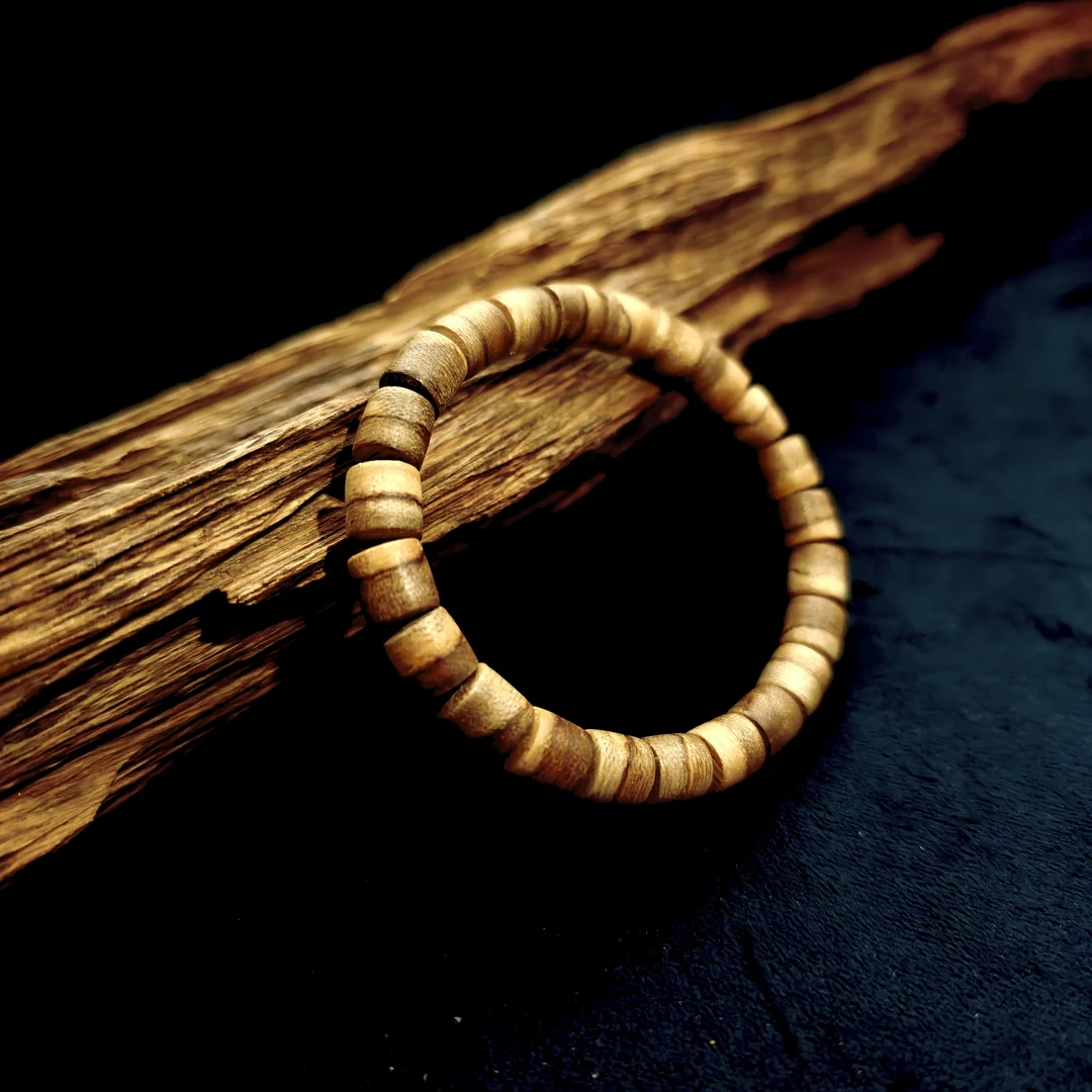 RASSIYAT 沉香 【日常价】AA065【孤品福利款】虎纹奶香桶珠沉香手串