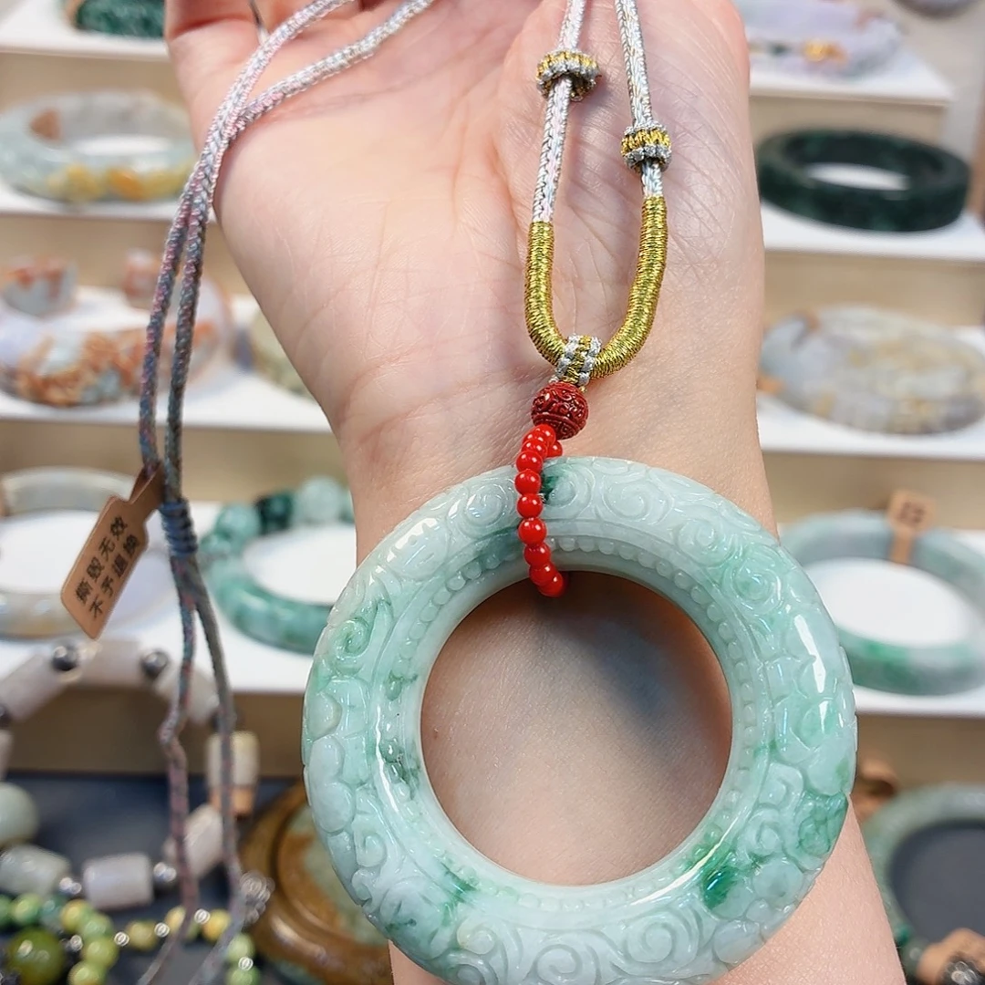 翡翠未镶嵌手链手串