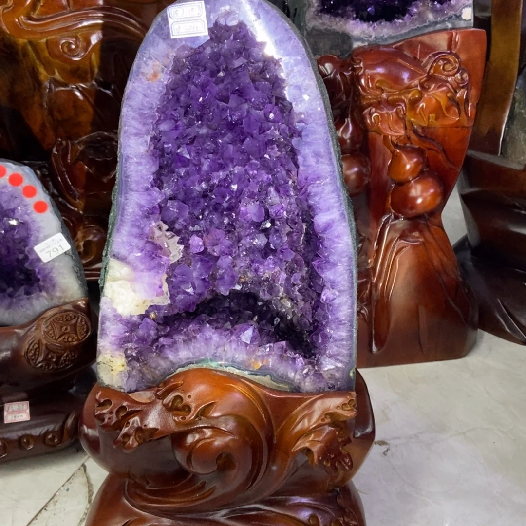 大型摆件（非配饰）紫晶未镶嵌小潘