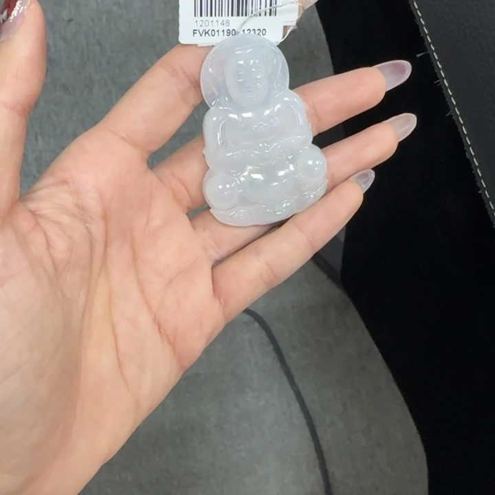 百***钢翡翠未镶嵌颈饰1201148