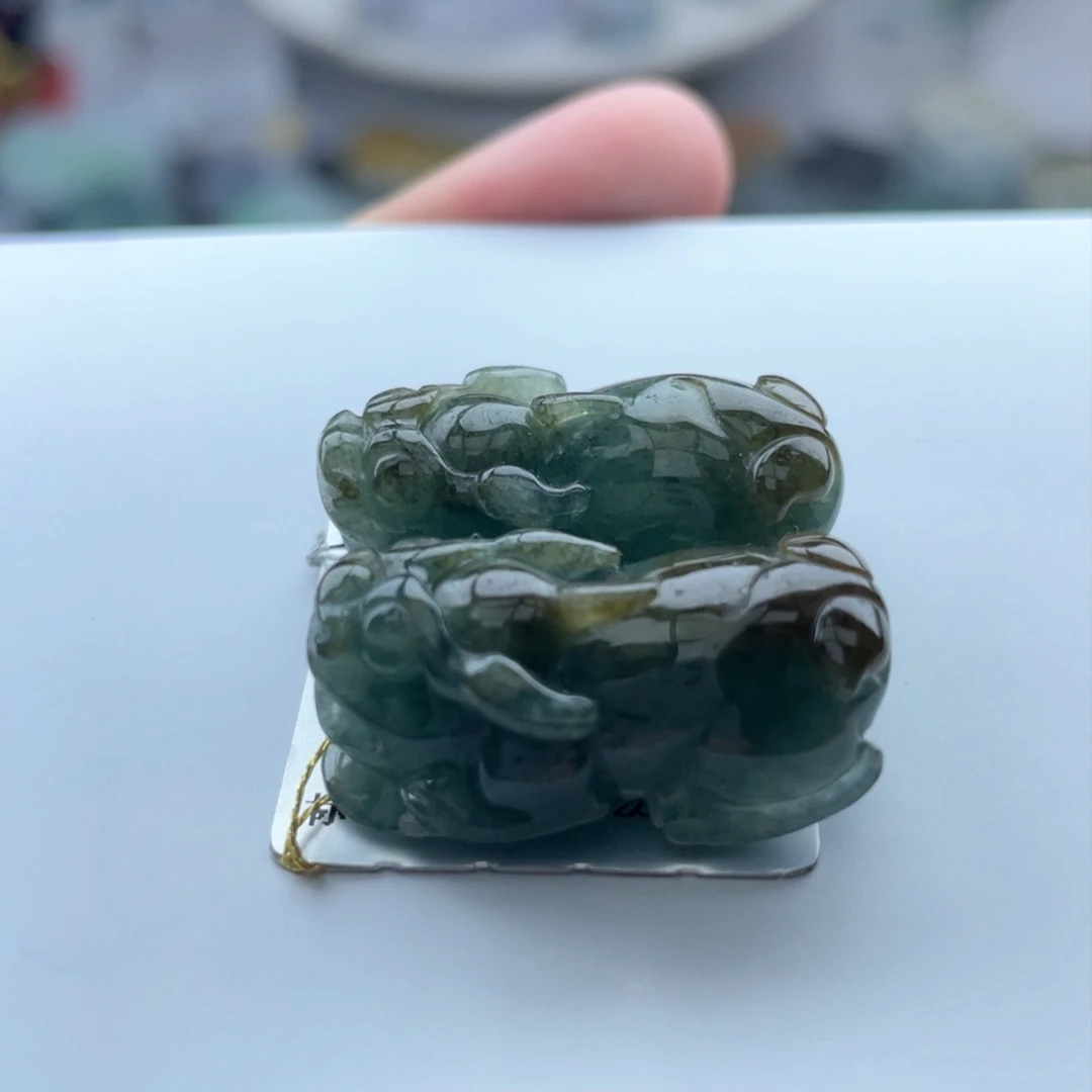 颈饰未镶嵌翡翠貔貅 多样性发其一