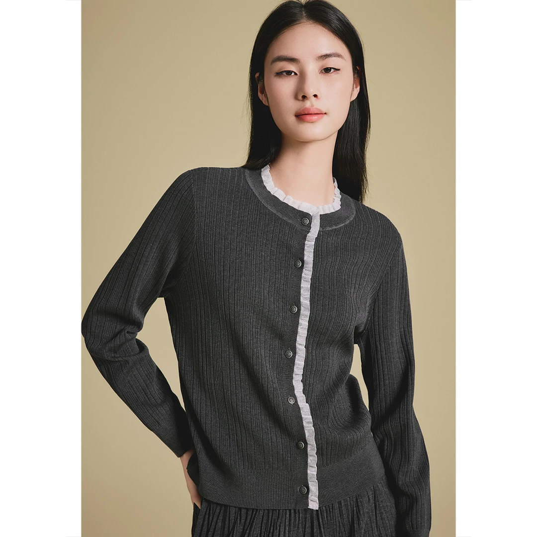 诗篇显瘦气质长袖高腰休闲百搭复古中长款时尚毛针织衫6C65206063