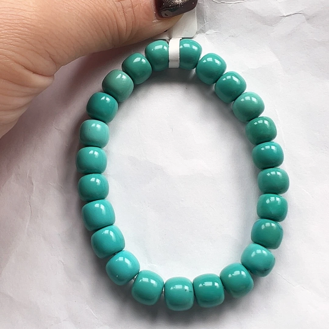 未镶嵌绿松石手串卡8➕