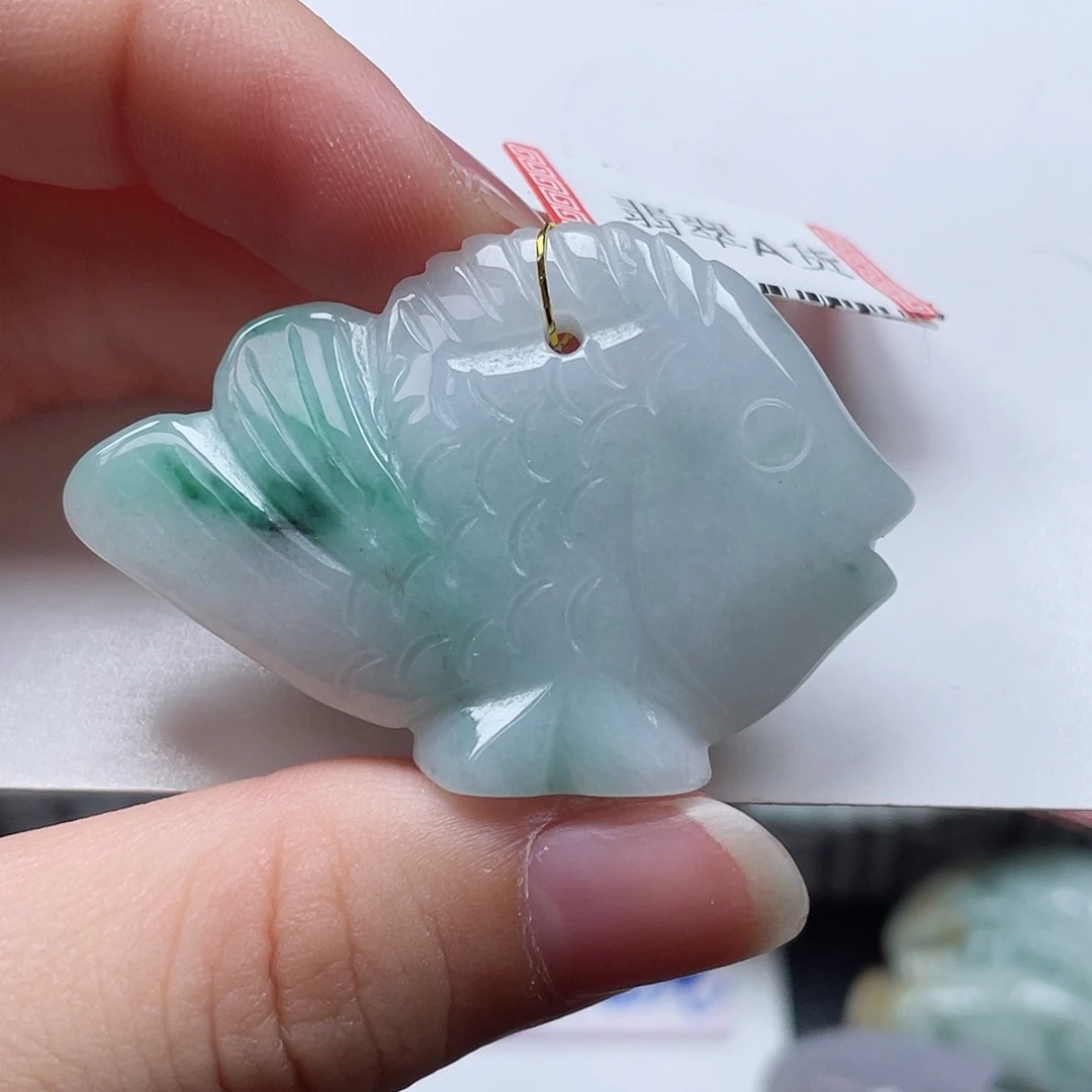 翡翠未镶嵌吊坠(不含链)翡翠