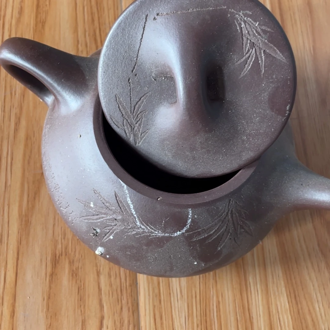 茶壶底槽青紫砂艺术作品