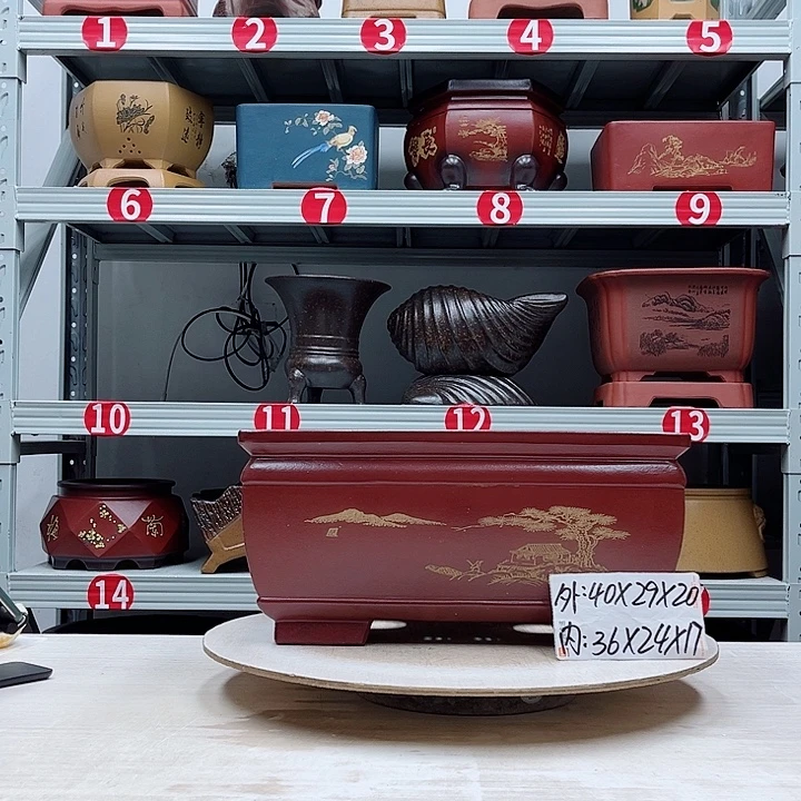 紫砂花盆紫砂花盆