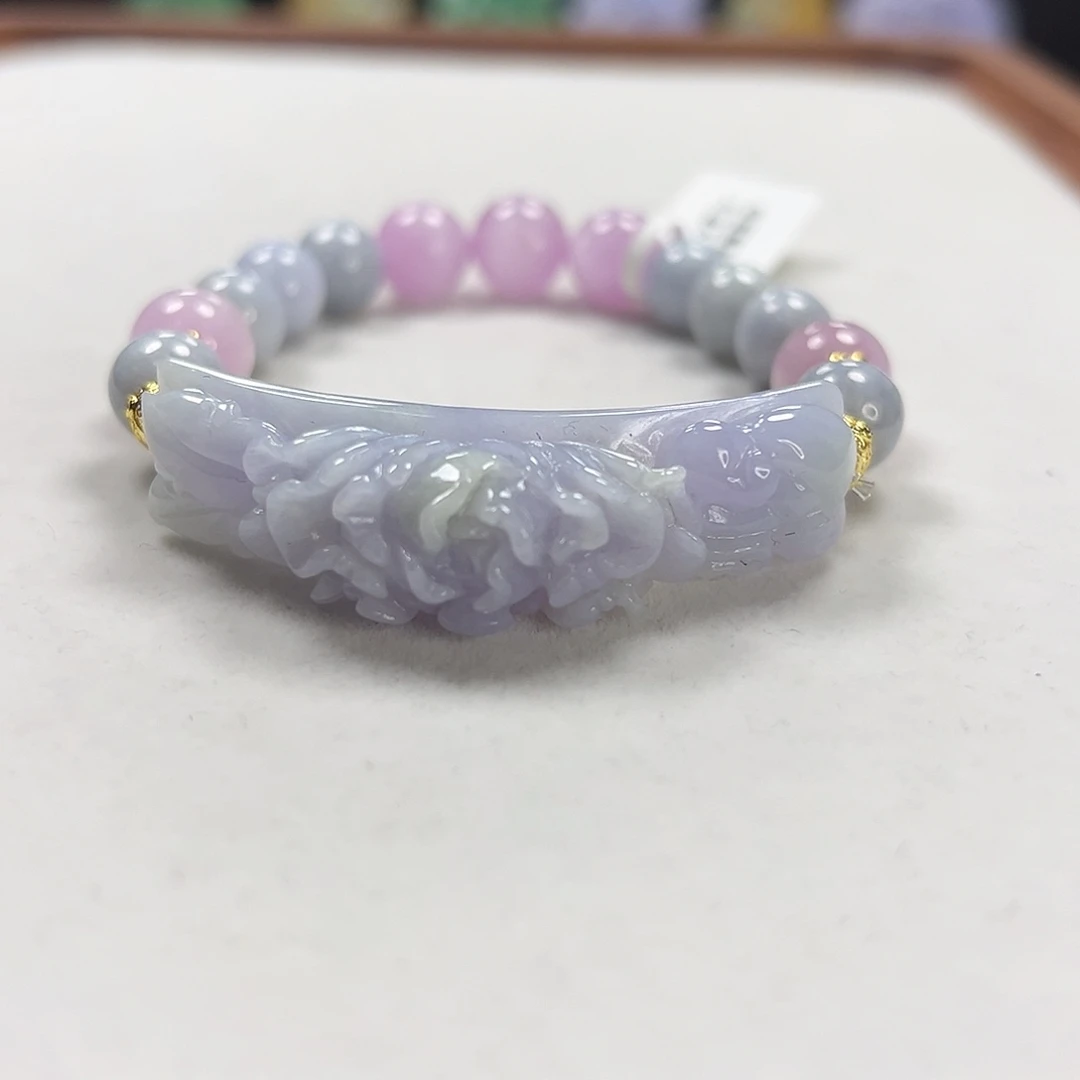 翡翠未镶嵌手链手牌