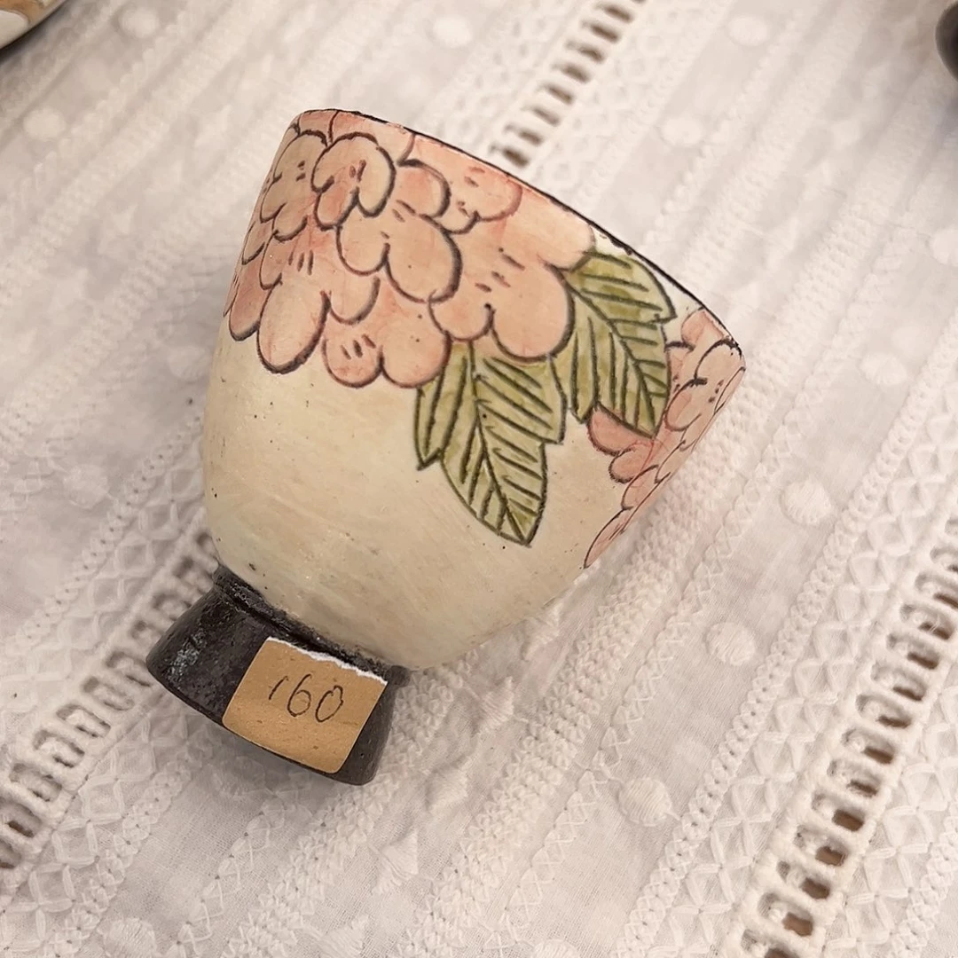 潮**姐景德镇手工制作瓷杯