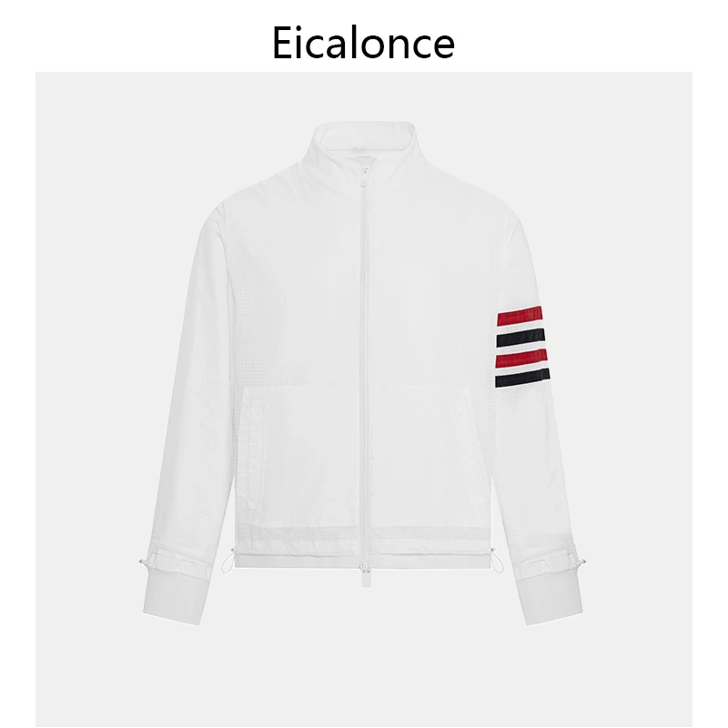 Eicalonce·意卡伦萨 25·SS时尚百搭四色条纹简约夹克外套SM11787