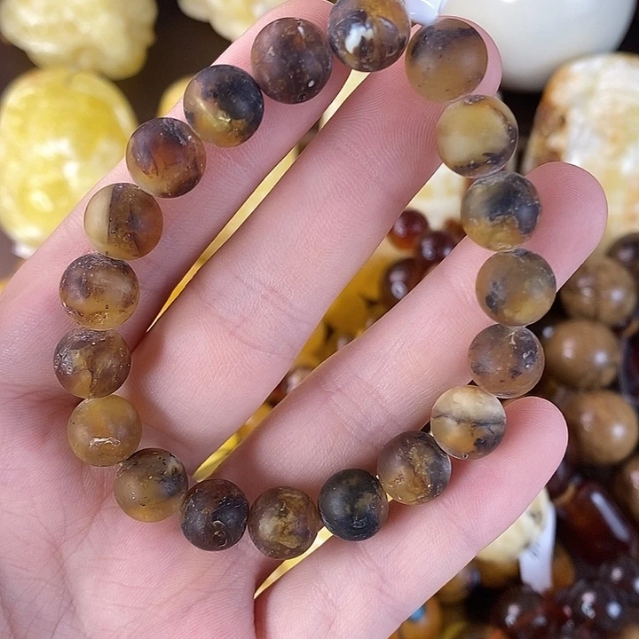 蜜蜡未镶嵌珠宝奇石7337