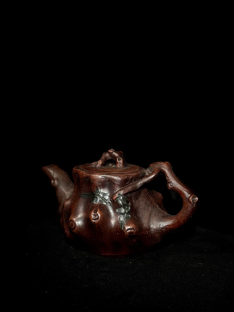 （民藏）一厂老壶树桩花器大容量摆件收藏送礼