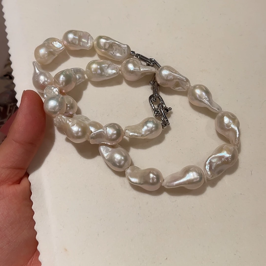合金淡水珍珠耳饰
