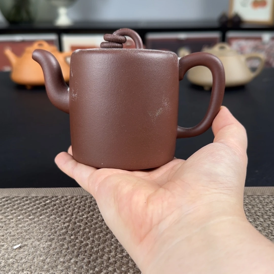 紫砂茶壶微瑕双圈