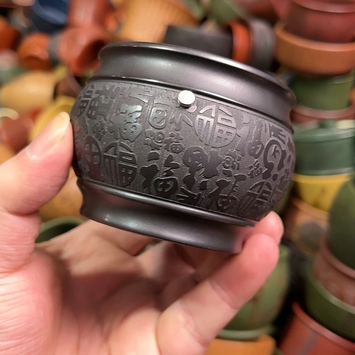 紫砂茶杯全手工紫砂主人杯