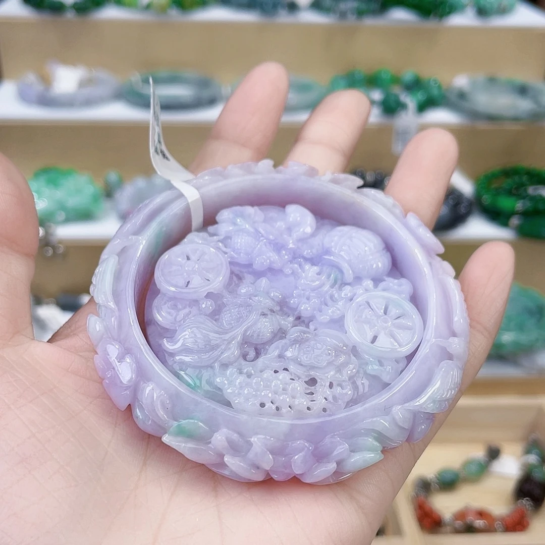 夢***影翡翠未镶嵌手链手链