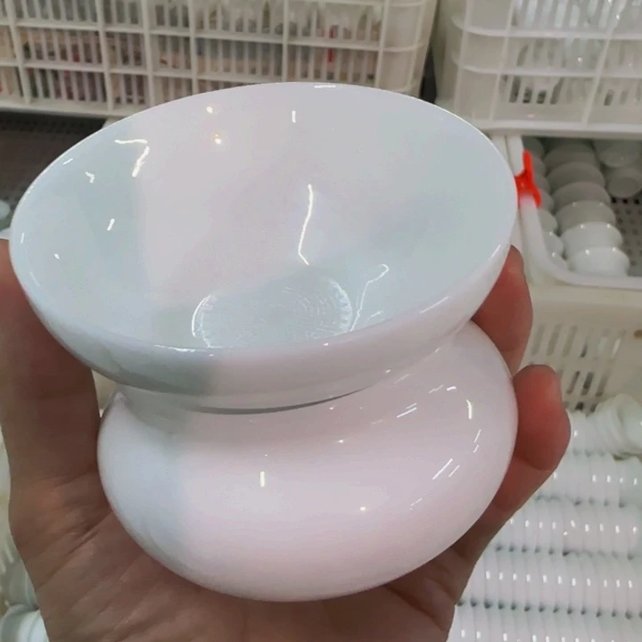 微瑕冰种一体全瓷茶漏