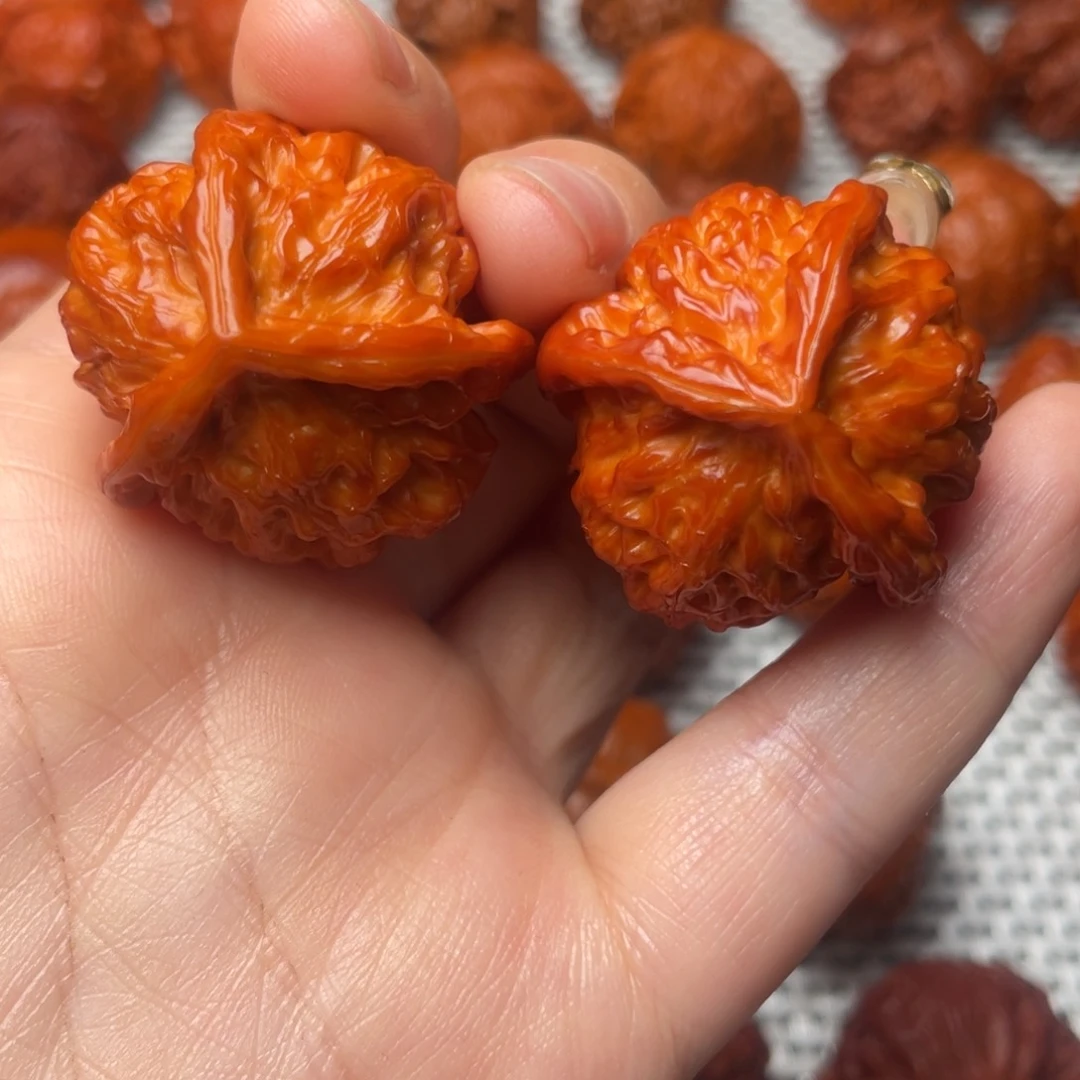 桃核吊坠文玩核桃 手把件 盘山三棱 34