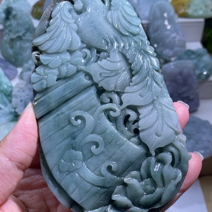 【闪购商品】翡翠挂件未镶嵌凤凰