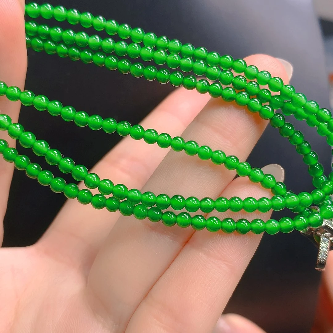 翡翠未镶嵌吊坠(不含链)项链3