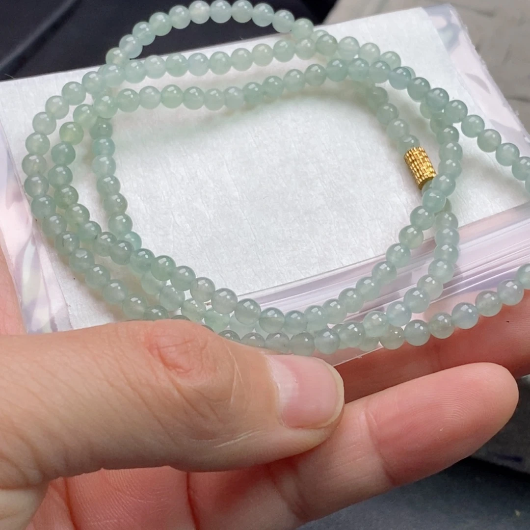 定制翡翠未镶嵌玉*翡翠定制手链