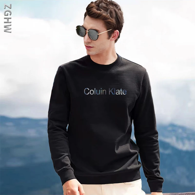 ColuinKlate卫衣男2025新款潮牌印花无帽休闲圆领中青年CK68长袖