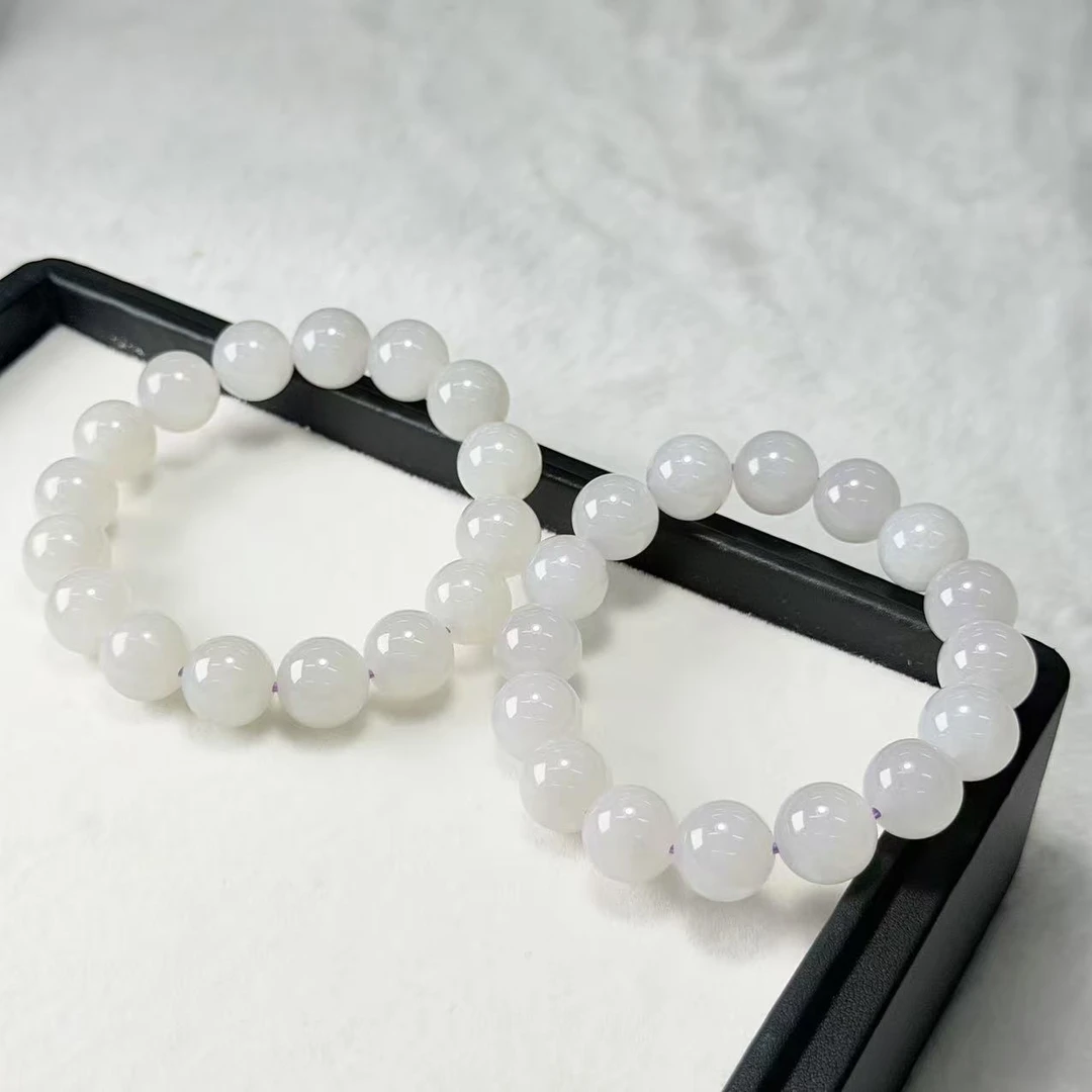 【睿泽赏宝】和田玉烟紫手串有暇/多样性发一 11-12mm KS0010460