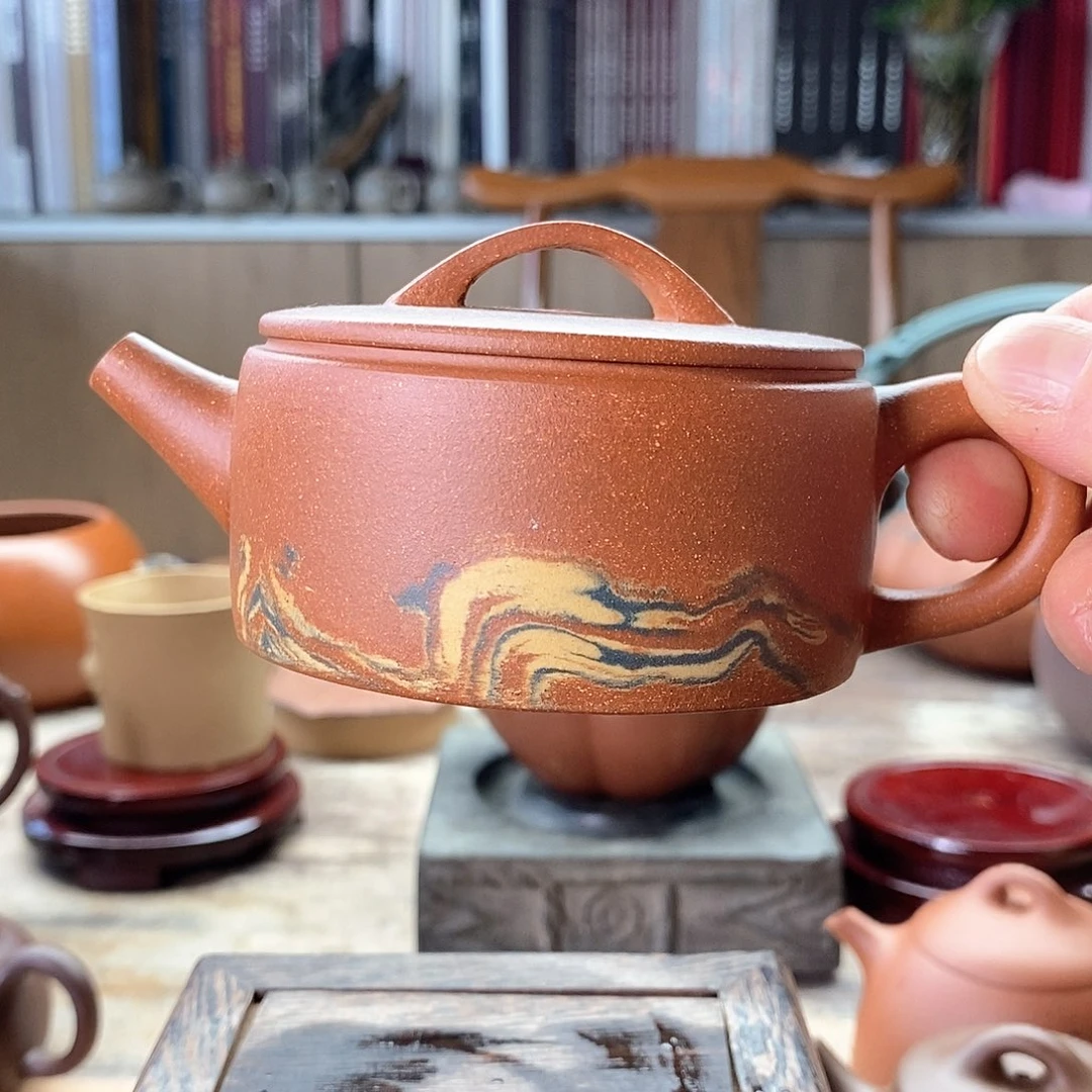 紫砂茶壶叶*了汉瓦