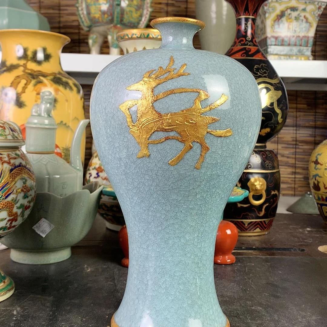 摆件瓷器真的很漂亮的