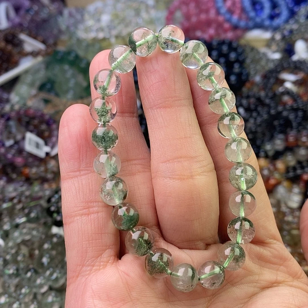 水晶手串未镶嵌是***你卡8