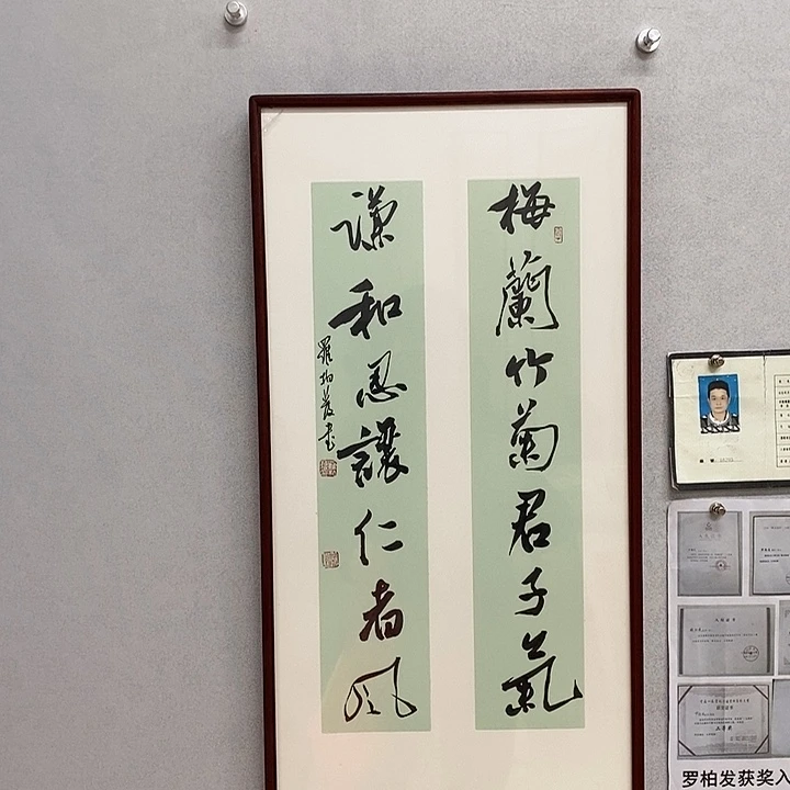 书法罗柏发书法梅兰竹菊