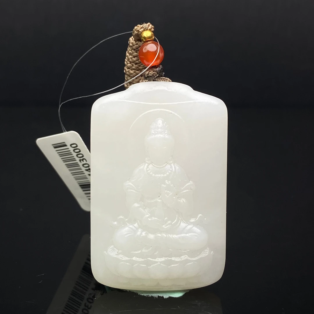 AK10044SY 和田玉 圆通大士/朵云轩