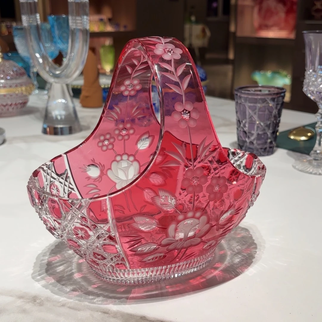 晕***染水晶玻璃平底款-微瑕福利品