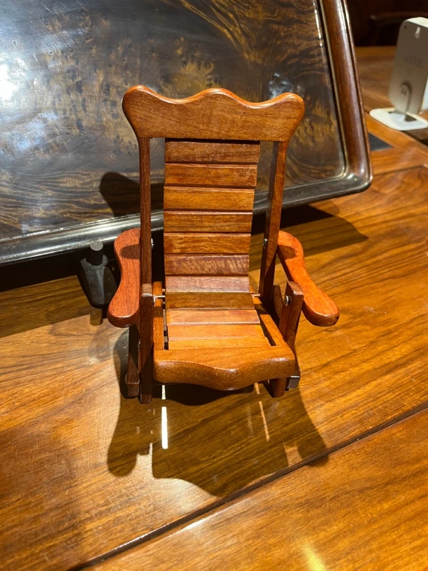 红木轻便型手机支架